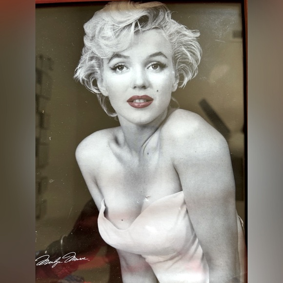 VINTAGE MARILYN MONROE FRAMED PRINT - Picture 1 of 3